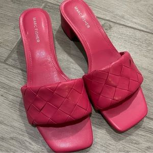 Marc Fisher | Hot Pink Casper Block Valentines Day Heel Sz: 9